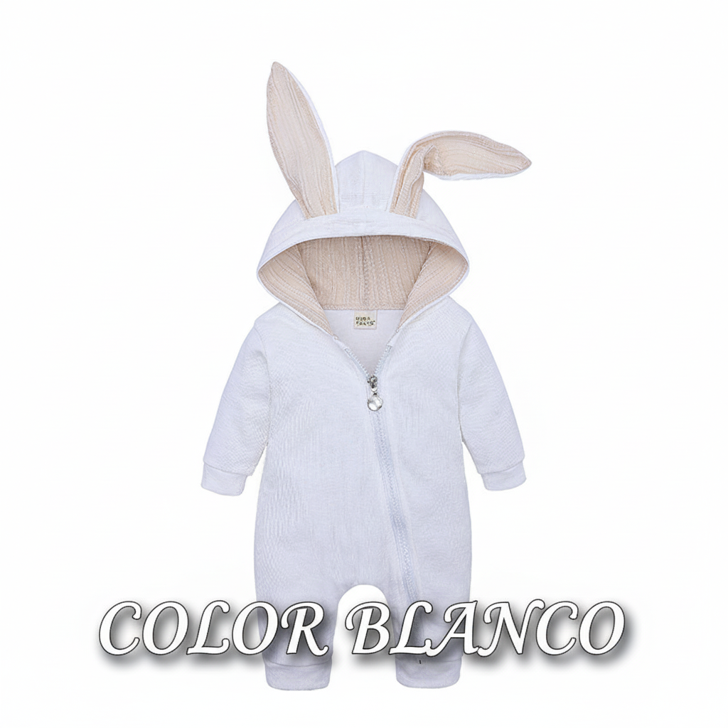 Mono de una pieza con capucha y cremallera