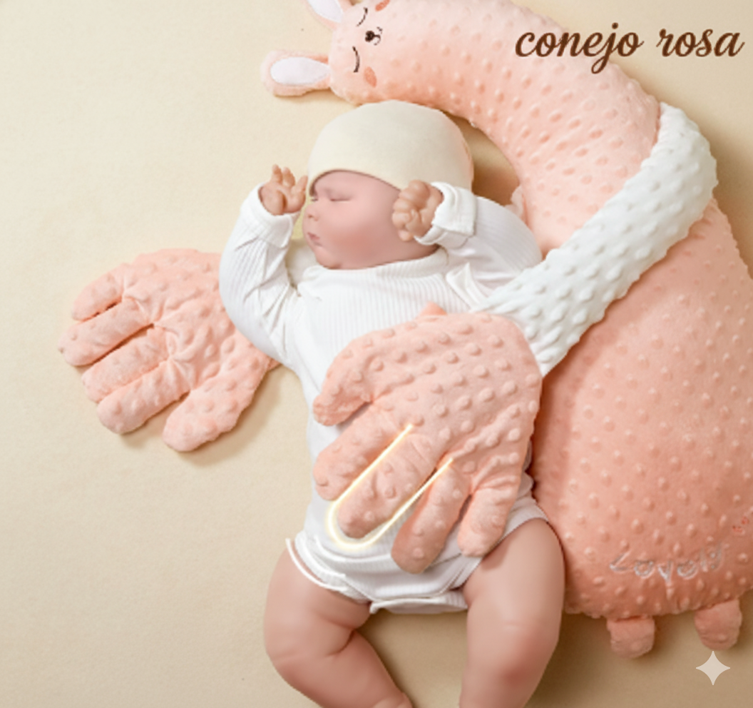 🦄 Almohada de Abrazo Bebé – Cojín de Sueño Seguro y Suave