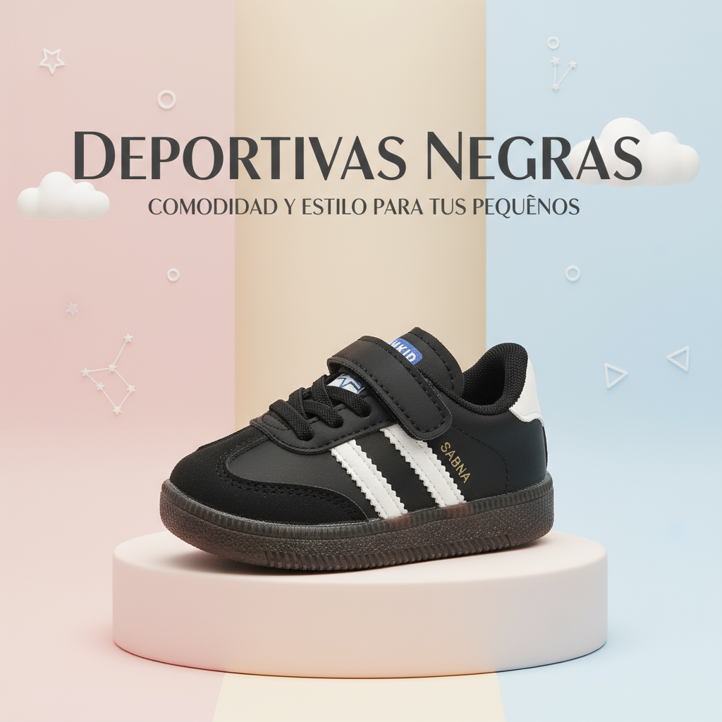 Bambas Deportivas Infantiles - Zapatillas Casual con Velcro para Niños y Niñas