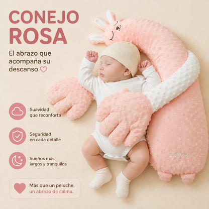 🦄 Almohada de Abrazo Bebé – Cojín de Sueño Seguro y Suave