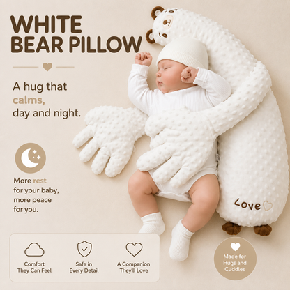 Baby Hugging Plush Toy with Moving Finger