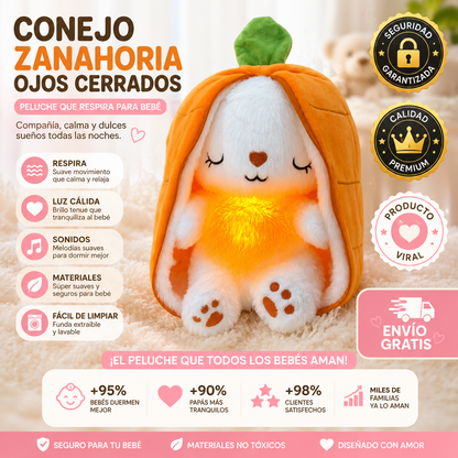 Muñecos Respiración para Bebés - Peluche Calmante 28cm