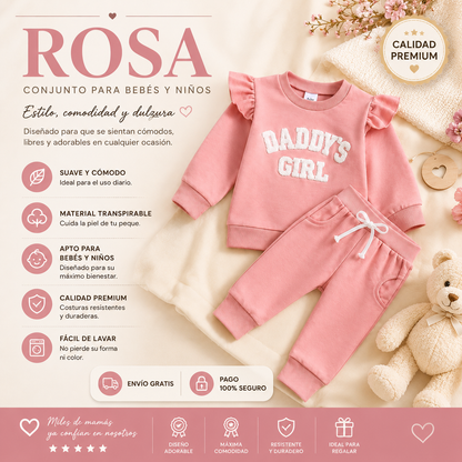 CONJUNTO CHANDAL NIÑA 0 A 3 AÑOS