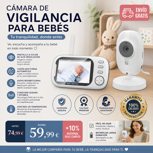 VIDEO CAMARA PARA BEBÉS
