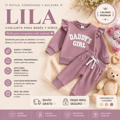CONJUNTO CHANDAL NIÑA 0 A 3 AÑOS