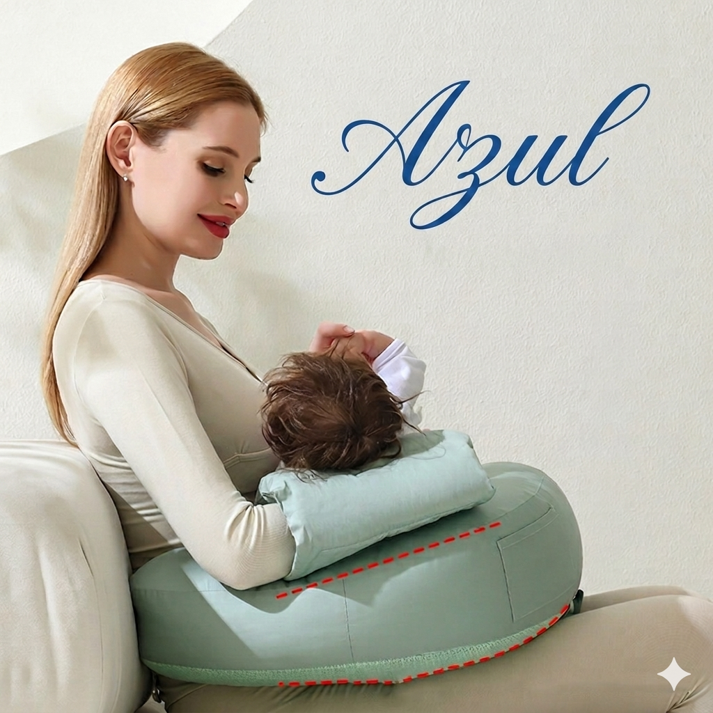 Almohada de Lactancia para Bebé – Cojín Ergonómico para Amamantar