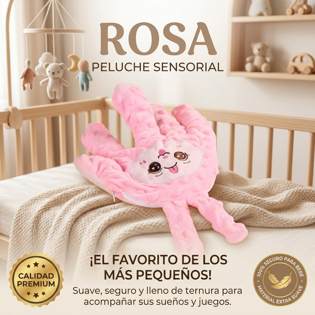 Peluche de Mano Mágico para Bebés – Mueve el Dedo y Calma a tu Pequeño