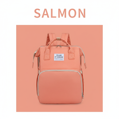 MOCHILA MULTIUSOS CON CUNA PLEGABLE PARA BEBÉS