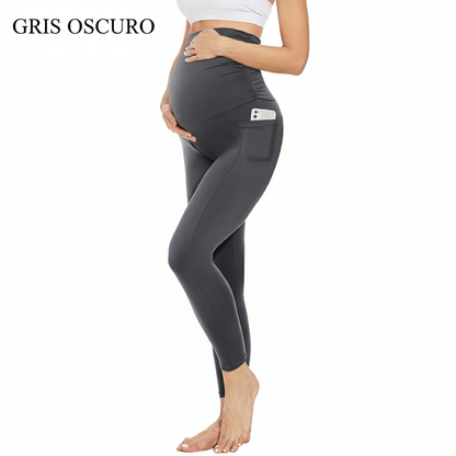 Mallas Yoga Premamá Ultra Suaves: Máximo Soporte, Cero Presión y Bolsillos Funcionales