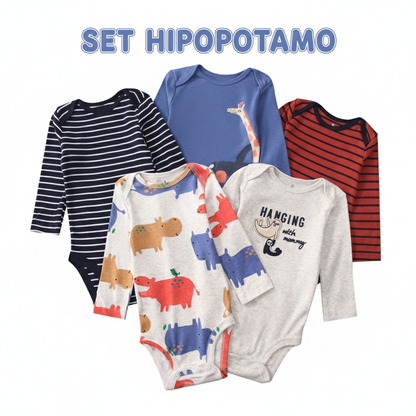 PACK 5 BODYS ALGODÓN