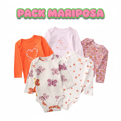 PACK 5 BODYS ALGODÓN