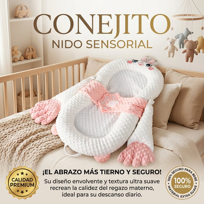 Cuna Ergonómica para Bebés – Mueve el Dedo, Abraza y Calma al Instante