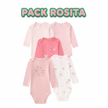 PACK 5 BODYS ALGODÓN