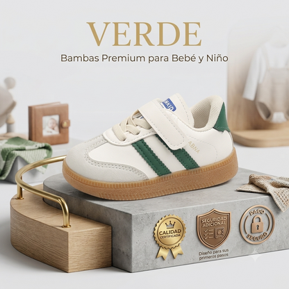 Bambas Deportivas Infantiles - Zapatillas Casual con Velcro para Niños y Niñas
