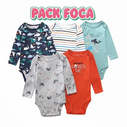PACK 5 BODYS ALGODÓN