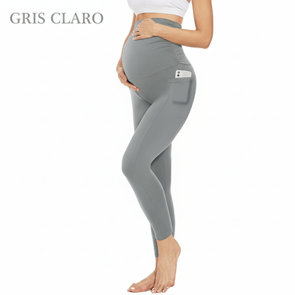 Mallas Yoga Premamá Ultra Suaves: Máximo Soporte, Cero Presión y Bolsillos Funcionales