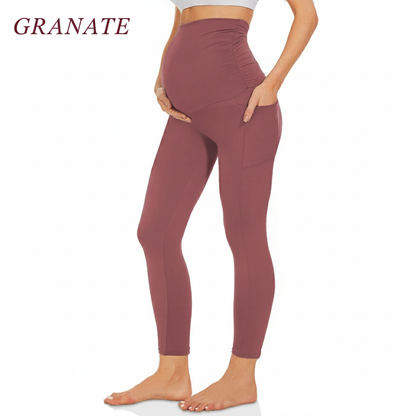 Mallas Yoga Premamá Ultra Suaves: Máximo Soporte, Cero Presión y Bolsillos Funcionales