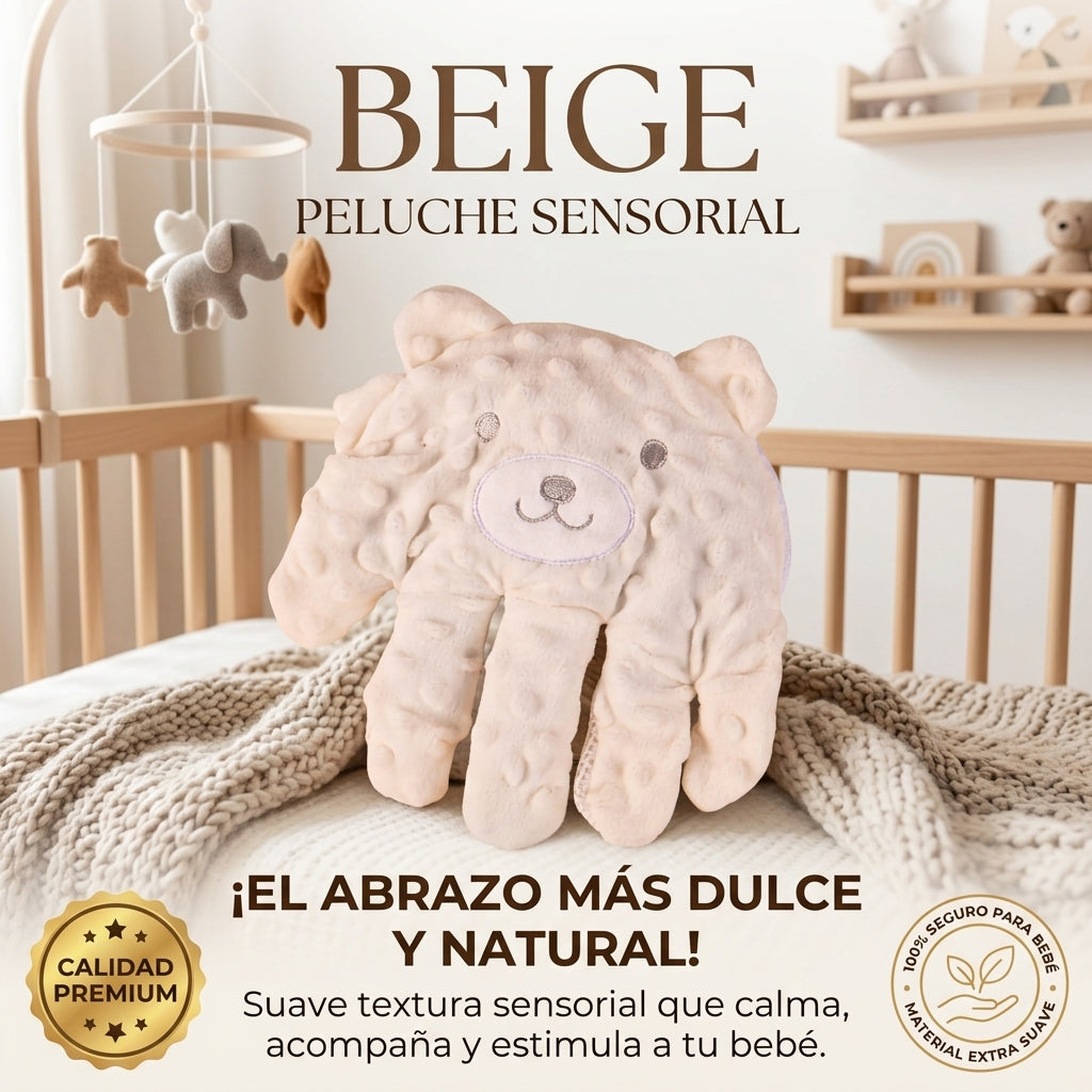 Peluche de Mano Mágico para Bebés – Mueve el Dedo y Calma a tu Pequeño