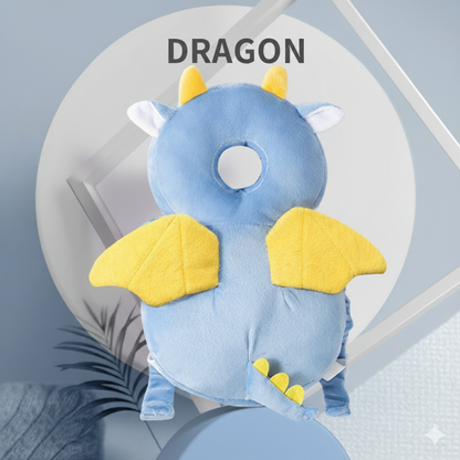 REPOSACABEZA, ANTICAIDAS PARA BEBÉS, ALMOHADA DE ESPALDA CON PROTECTOR