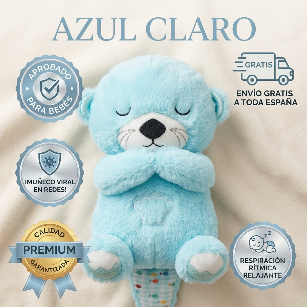 Peluche que Respira – Compañero Calmante para el Sueño del Bebé