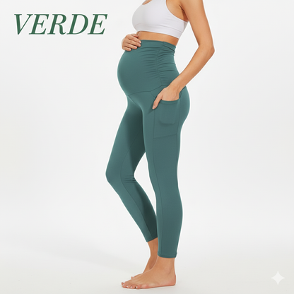 Mallas Yoga Premamá Ultra Suaves: Máximo Soporte, Cero Presión y Bolsillos Funcionales