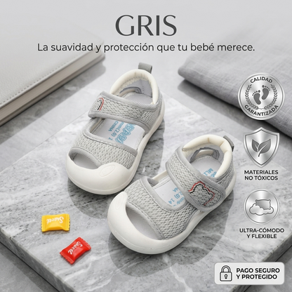 Sandalias Bebé Primeros Pasos Transpirables Suela Blanda 6 Meses a 3 Años