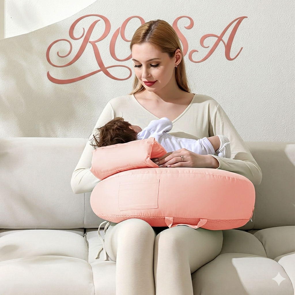 Almohada de Lactancia para Bebé – Cojín Ergonómico para Amamantar