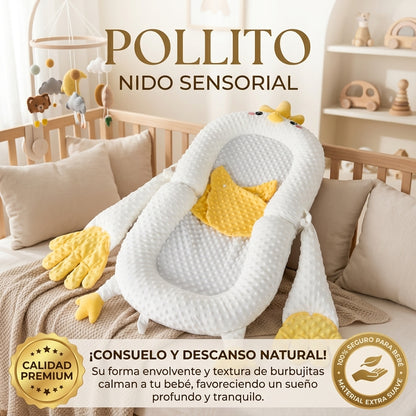 Cuna Ergonómica para Bebés – Mueve el Dedo, Abraza y Calma al Instante