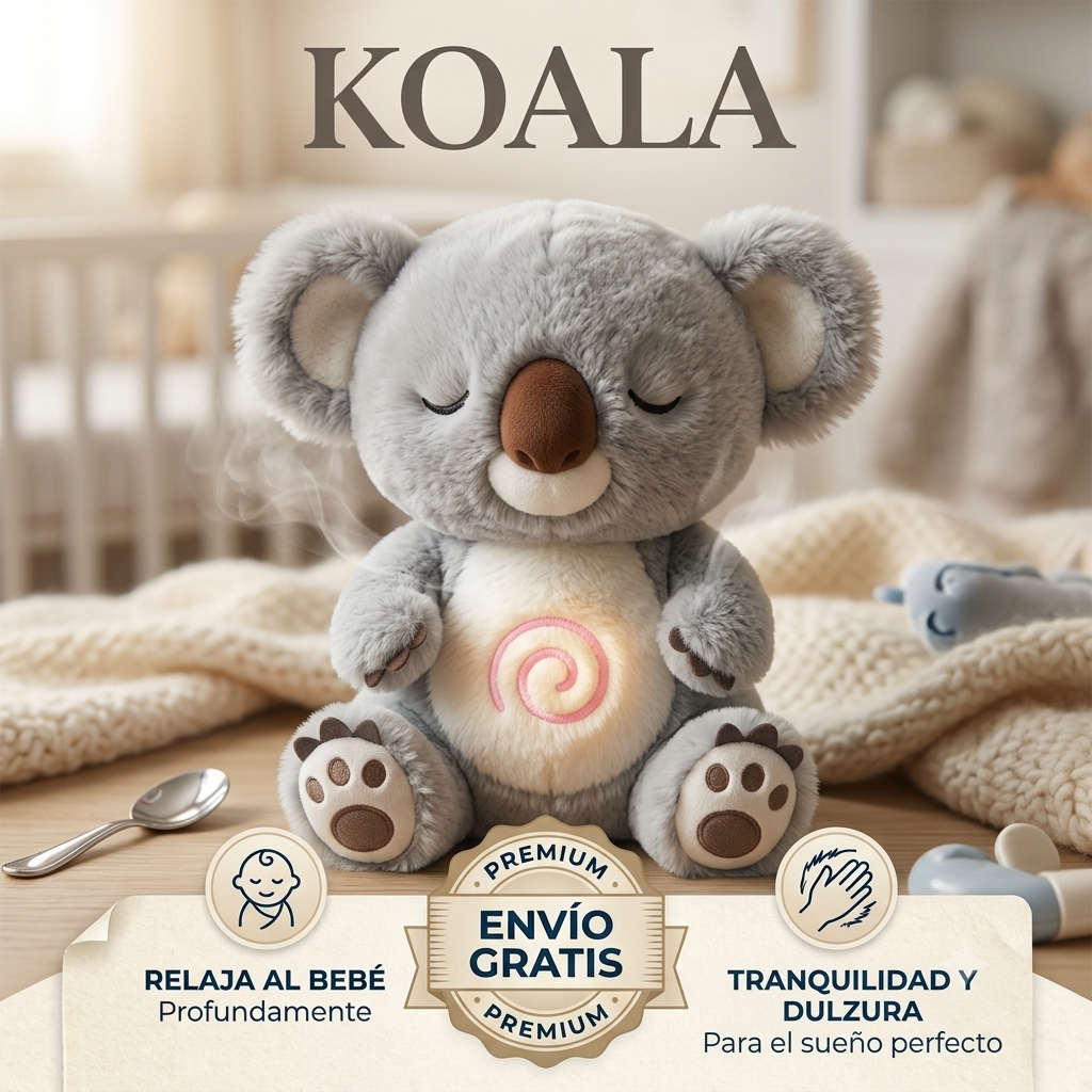 Peluche que Respira – Compañero Calmante para el Sueño del Bebé