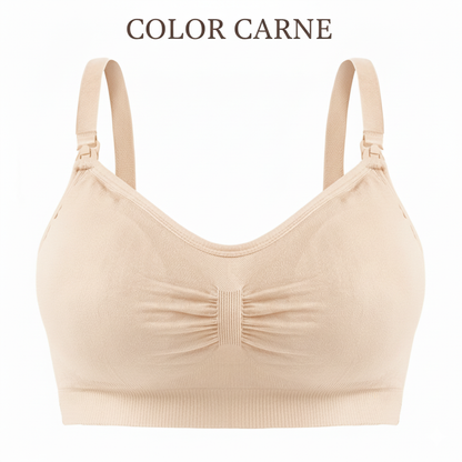 Sujetador de lactancia con hebilla y sin aro de acero