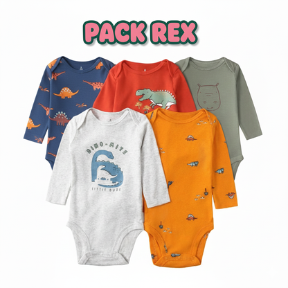 PACK 5 BODYS ALGODÓN