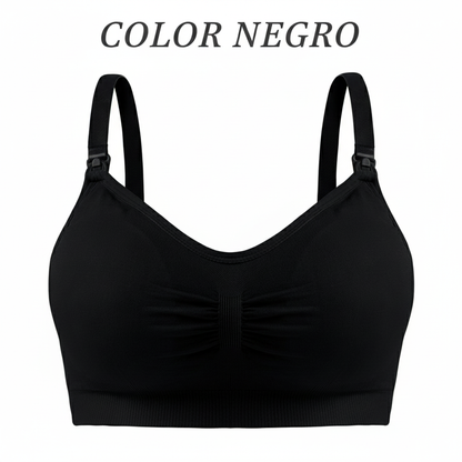 Sujetador de lactancia con hebilla y sin aro de acero