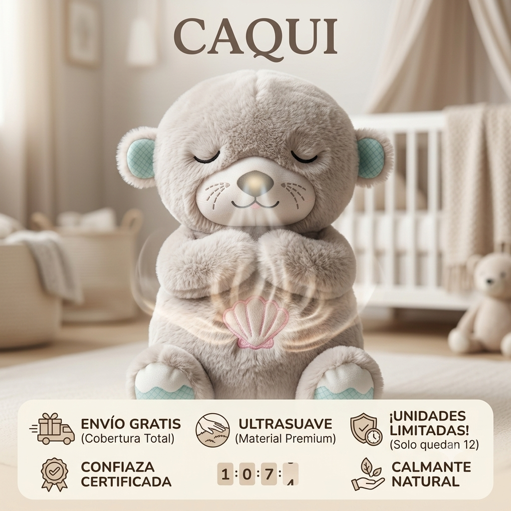 Peluche que Respira – Compañero Calmante para el Sueño del Bebé