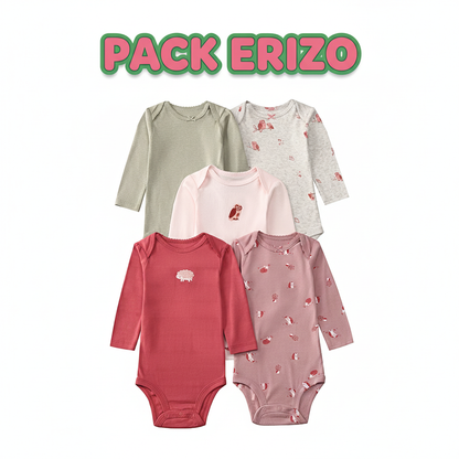 PACK 5 BODYS ALGODÓN