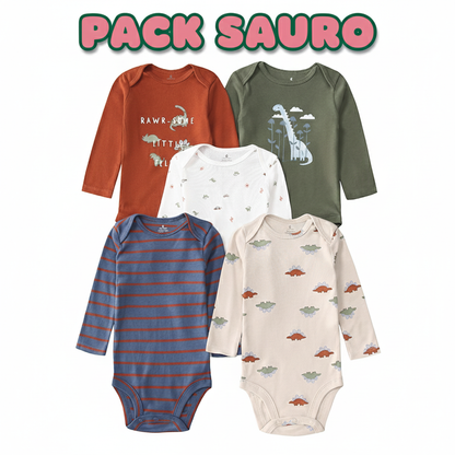 PACK 5 BODYS ALGODÓN