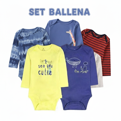 PACK 5 BODYS ALGODÓN