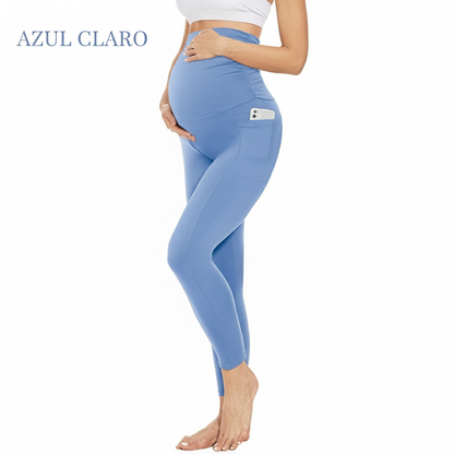 Mallas Yoga Premamá Ultra Suaves: Máximo Soporte, Cero Presión y Bolsillos Funcionales