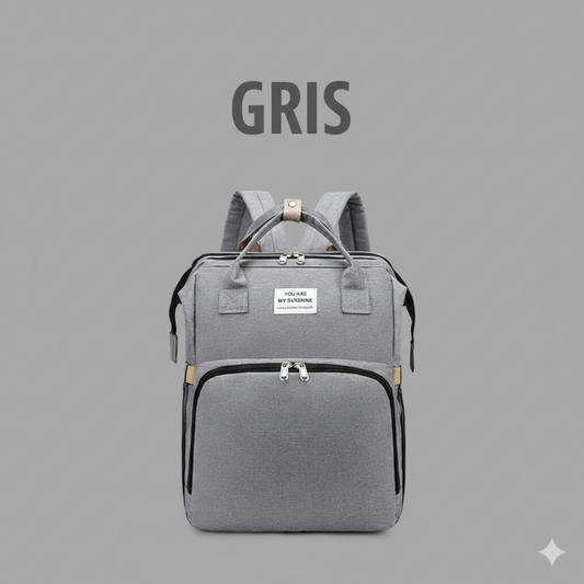 MOCHILA MULTIUSOS CON CUNA PLEGABLE PARA BEBÉS