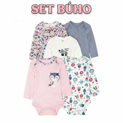 PACK 5 BODYS ALGODÓN