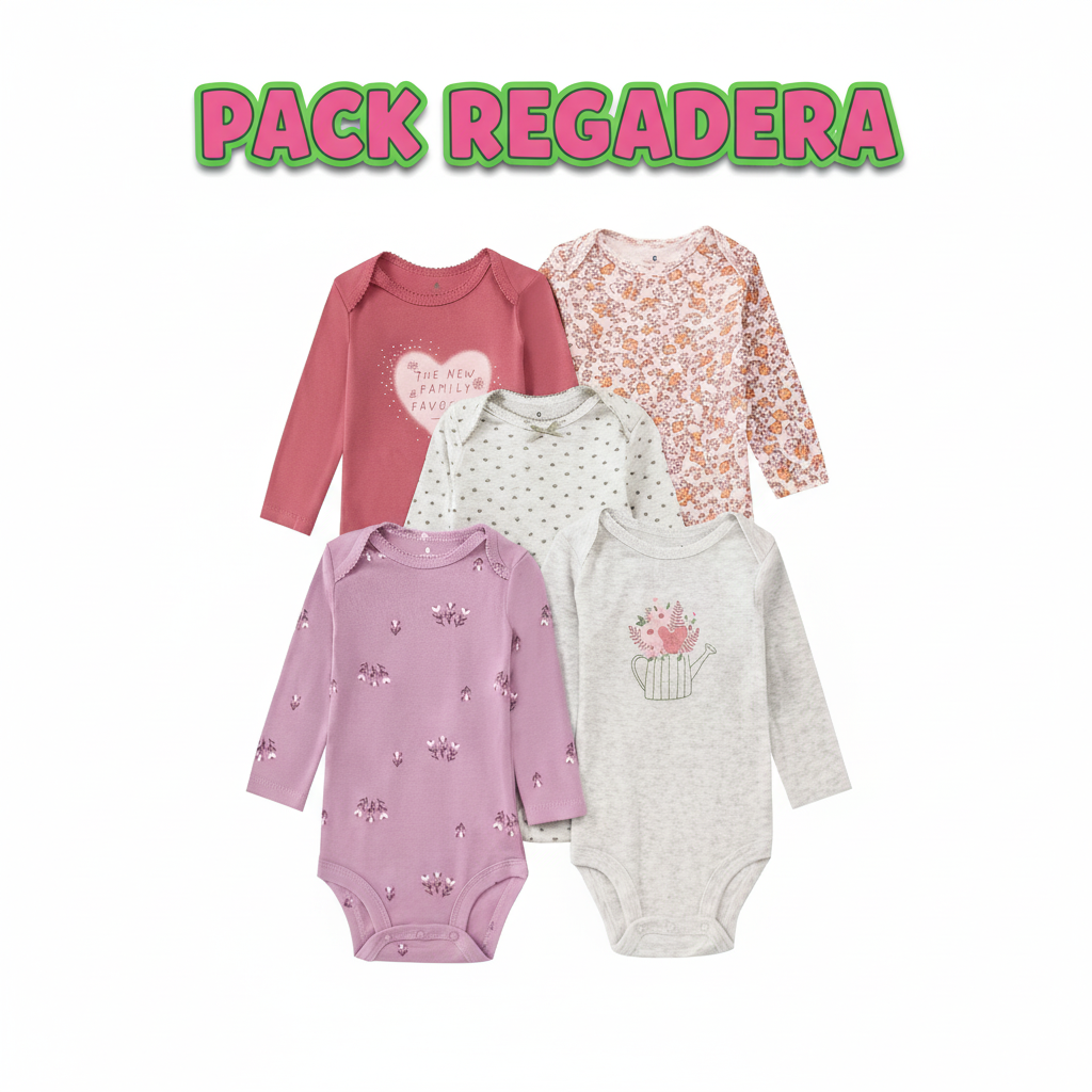 PACK 5 BODYS ALGODÓN